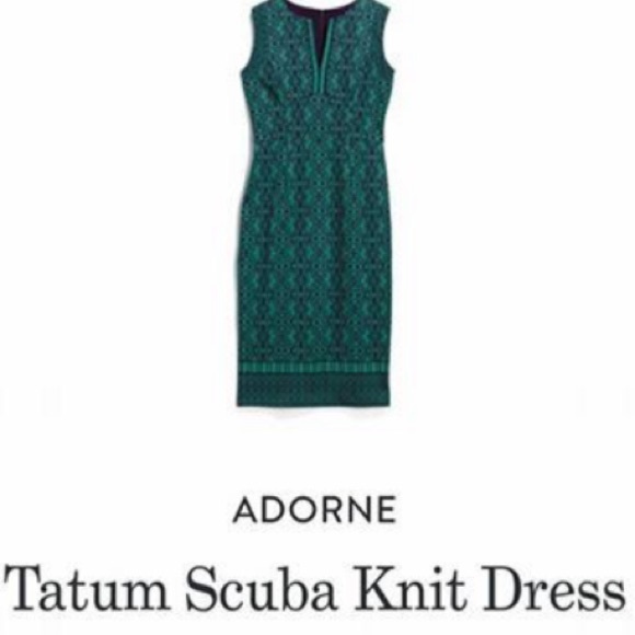 Adornetatum Scuba Knit Dress 